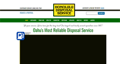 Desktop Screenshot of honoluludisposal.com